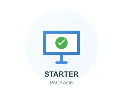 Starter Package - One-page website with checkmark